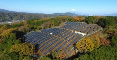 solar panel energy farm